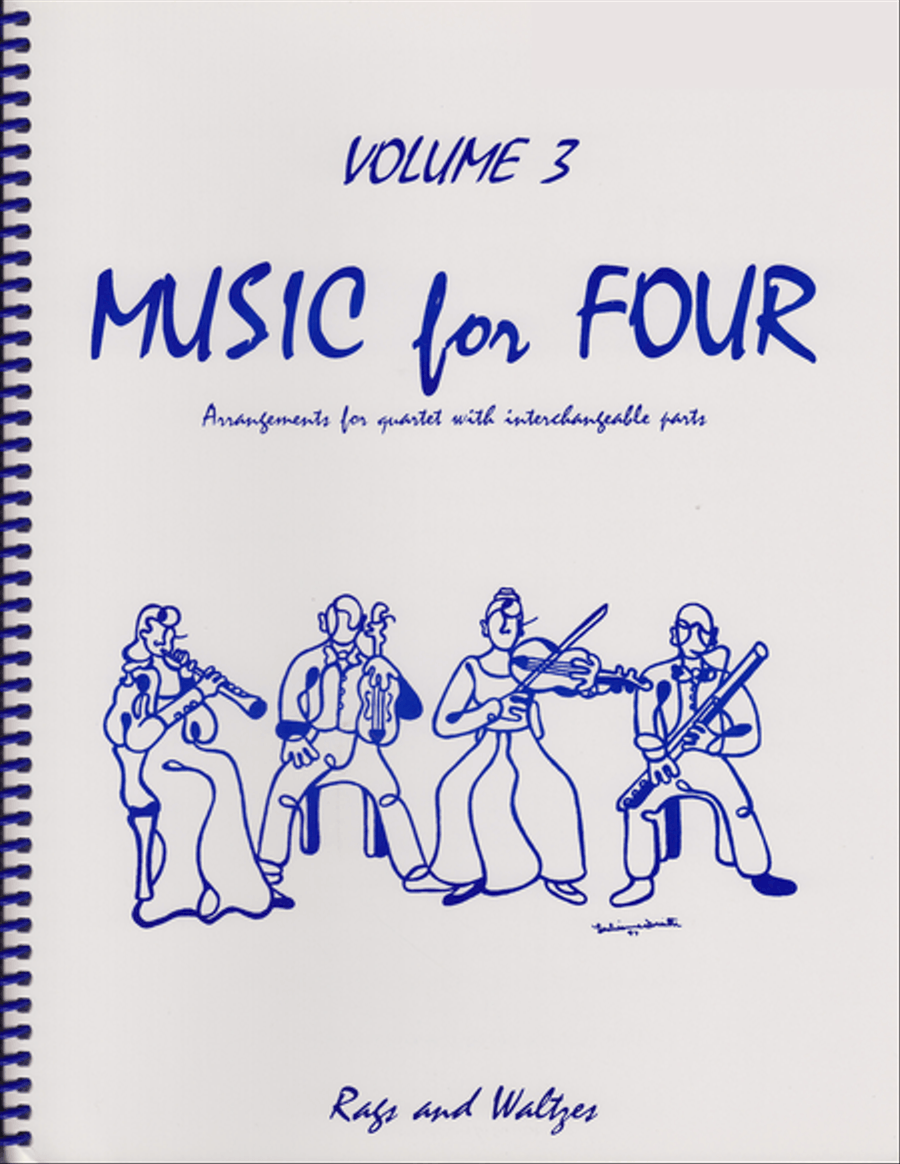 Music for Four, Volume 3, Set of 4 Parts (String Quartet) 4-Part scores gallery preview page 1