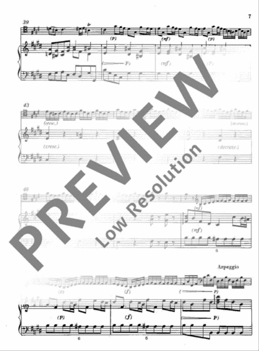 Sonata X E Major Sonata X E Major Cello Solo scores gallery preview page 8