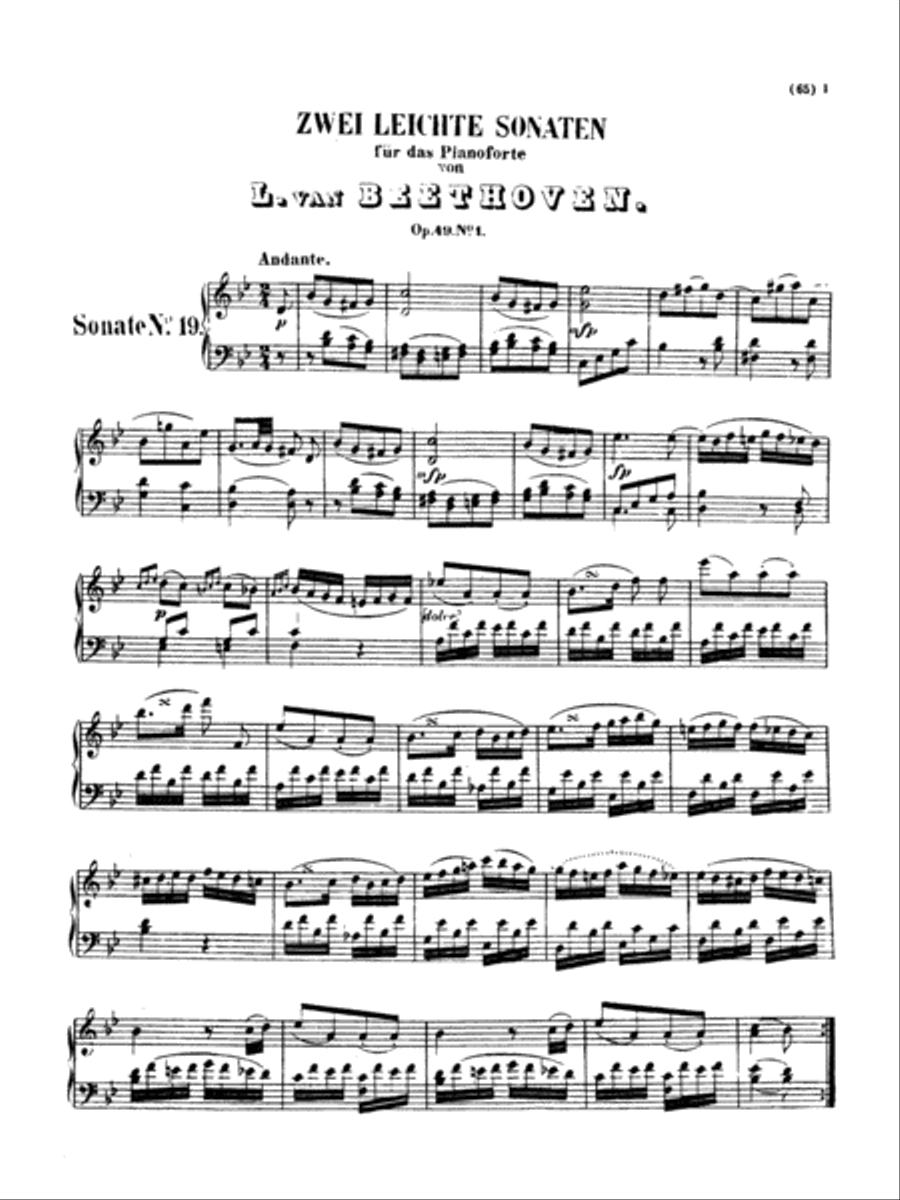 Beethoven: Sonatas (Urtext), Volume II Beethoven: Sonatas (Urtext), Volume II Piano Solo scores gallery preview page 1