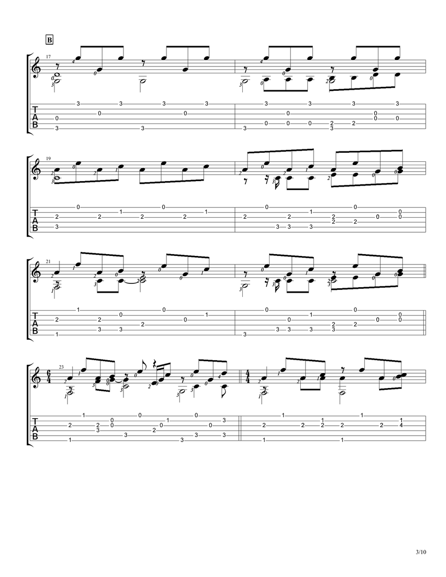 The Sound Of Silence Acoustic Guitar scores gallery preview page 3