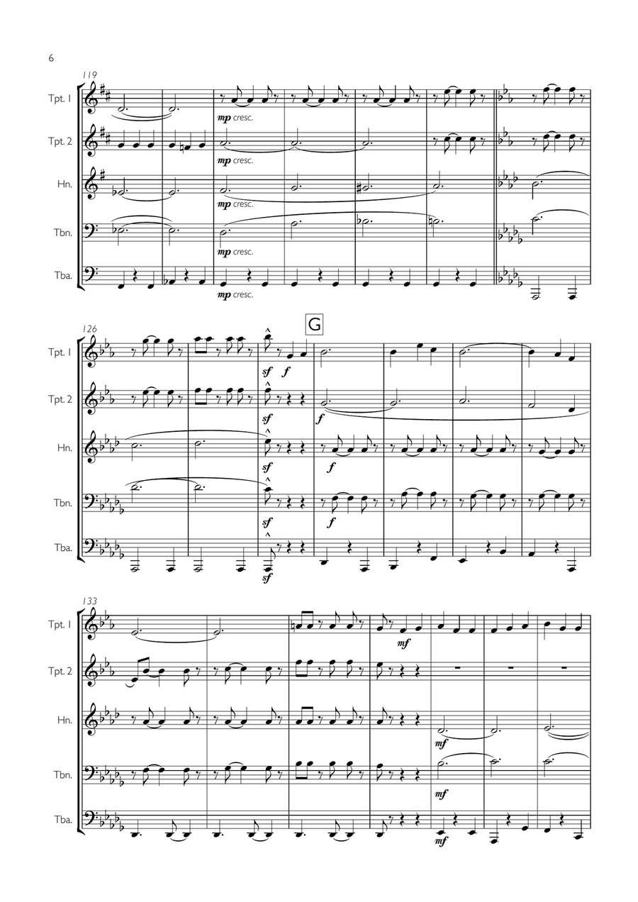 The Most Wonderful Time Of The Year The Most Wonderful Time Of The Year Brass Ensemble scores gallery preview page 6