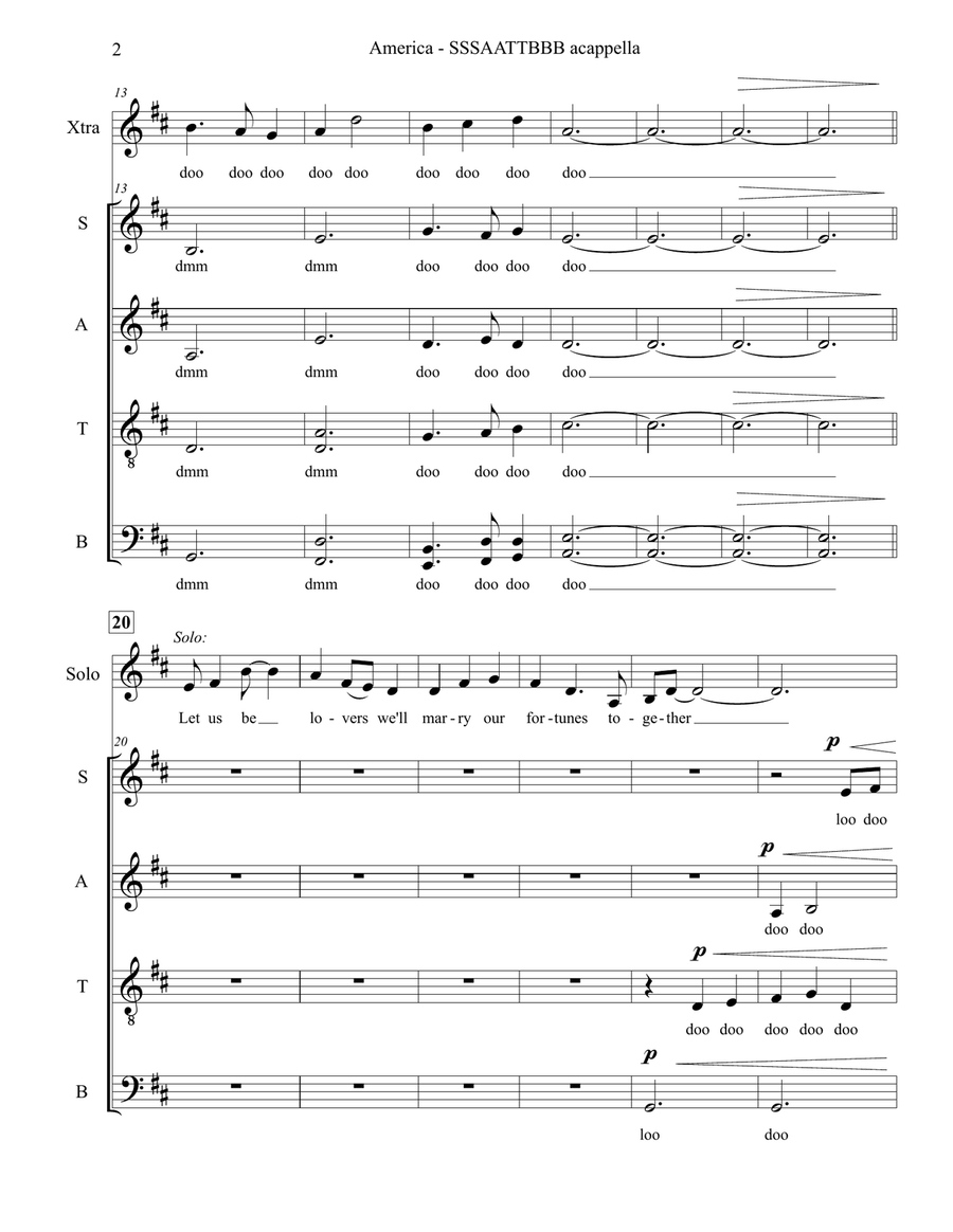 America America Divisi scores gallery preview page 2